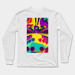 Popart Popculture Loving Hearts Long Sleeve T-Shirt